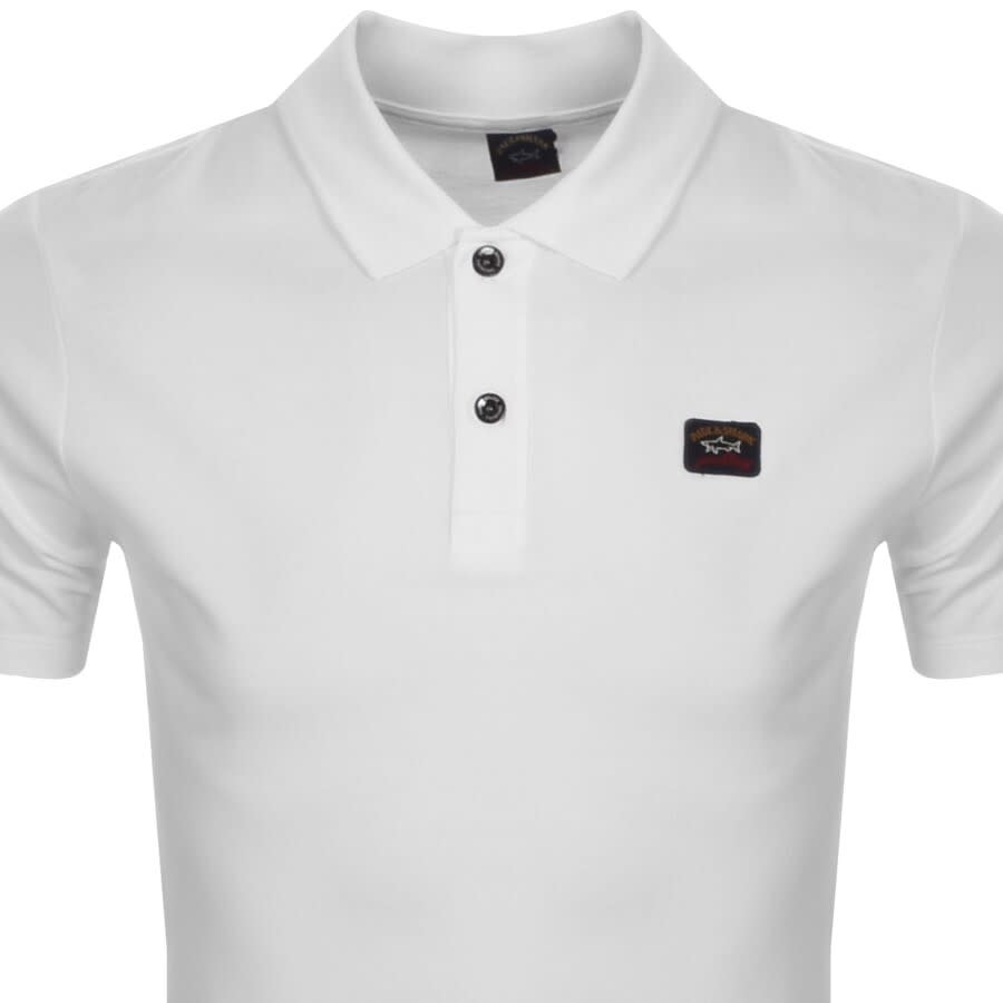 Paul And Shark Short Sleeved Polo T Shirt White